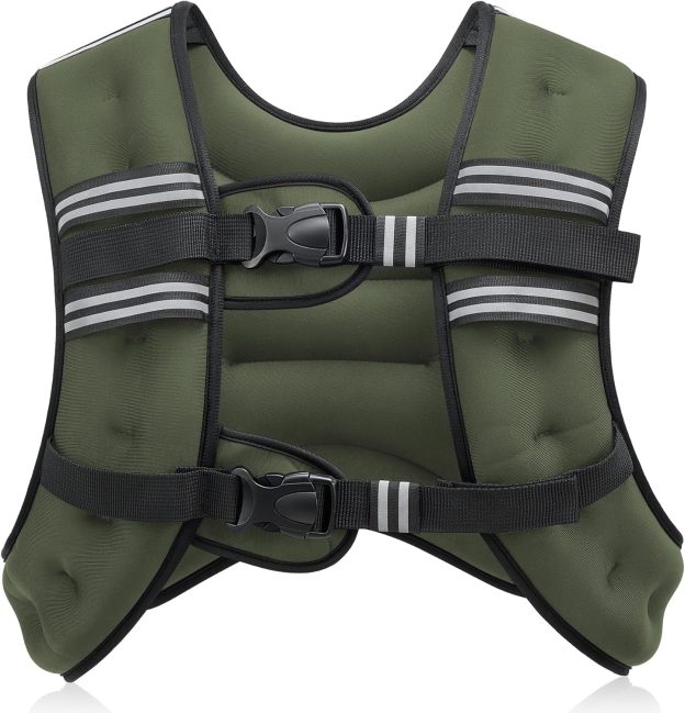 Weighted Vest, 6lb/8lb/12lb/16lb/20lb/25lb/30lb Weight Vest 