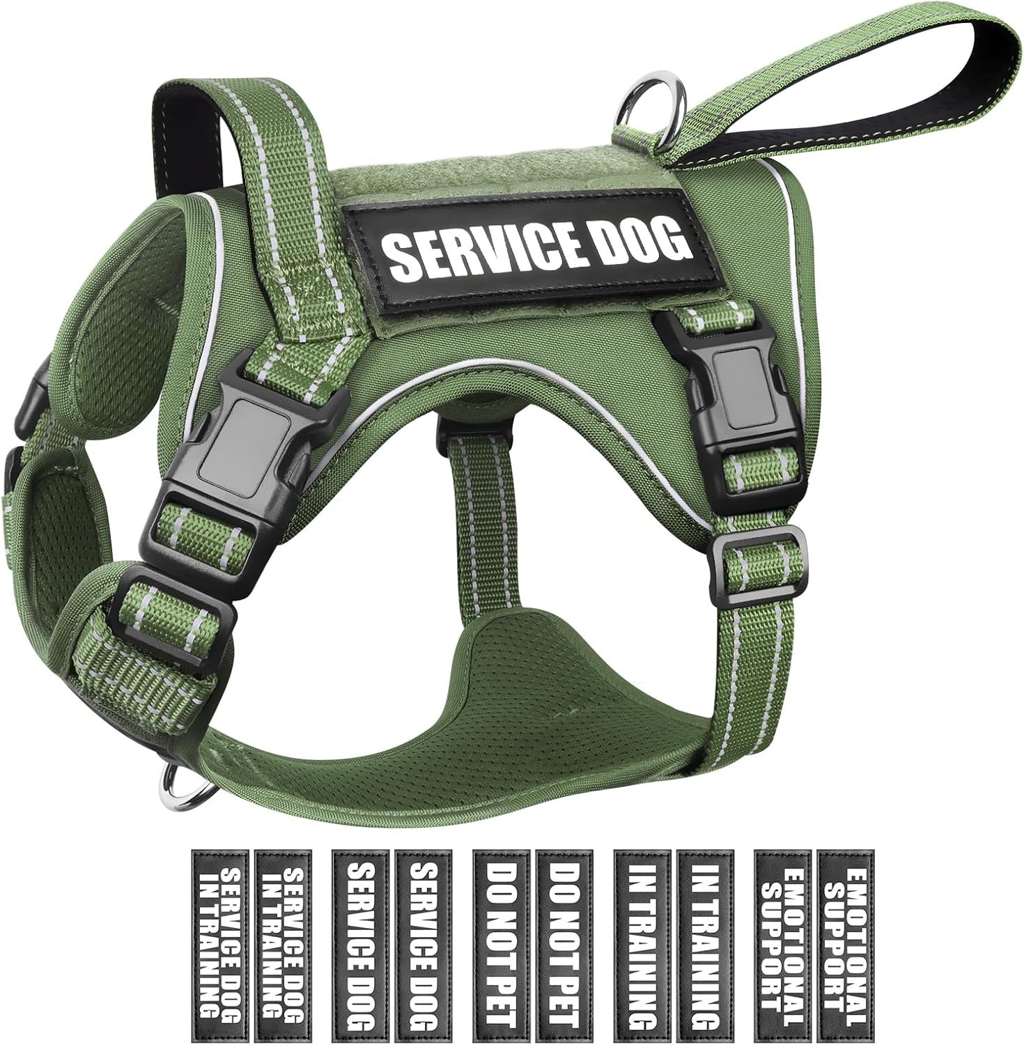 Tactical Dog Harness with Handle for Medium Large Dogs