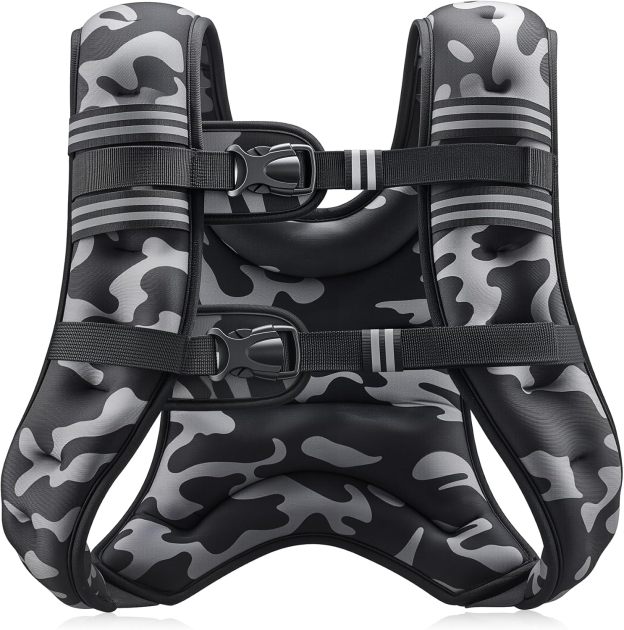 Weighted Vest, 6lb/8lb/12lb/16lb/20lb/25lb/30lb Weight Vest 