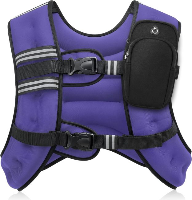Weighted Vest, 6lb/8lb/12lb/16lb/20lb/25lb/30lb Weight Vest 