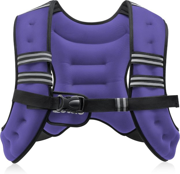Weighted Vest, 6lb/8lb/12lb/16lb/20lb/25lb/30lb Weight Vest 