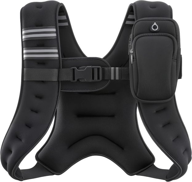 Weighted Vest, 6lb/8lb/12lb/16lb/20lb/25lb/30lb Weight Vest 
