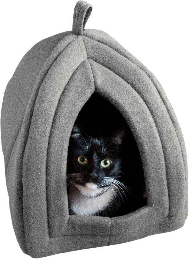 Cat House - Indoor Bed with Removable Foam Cushion 