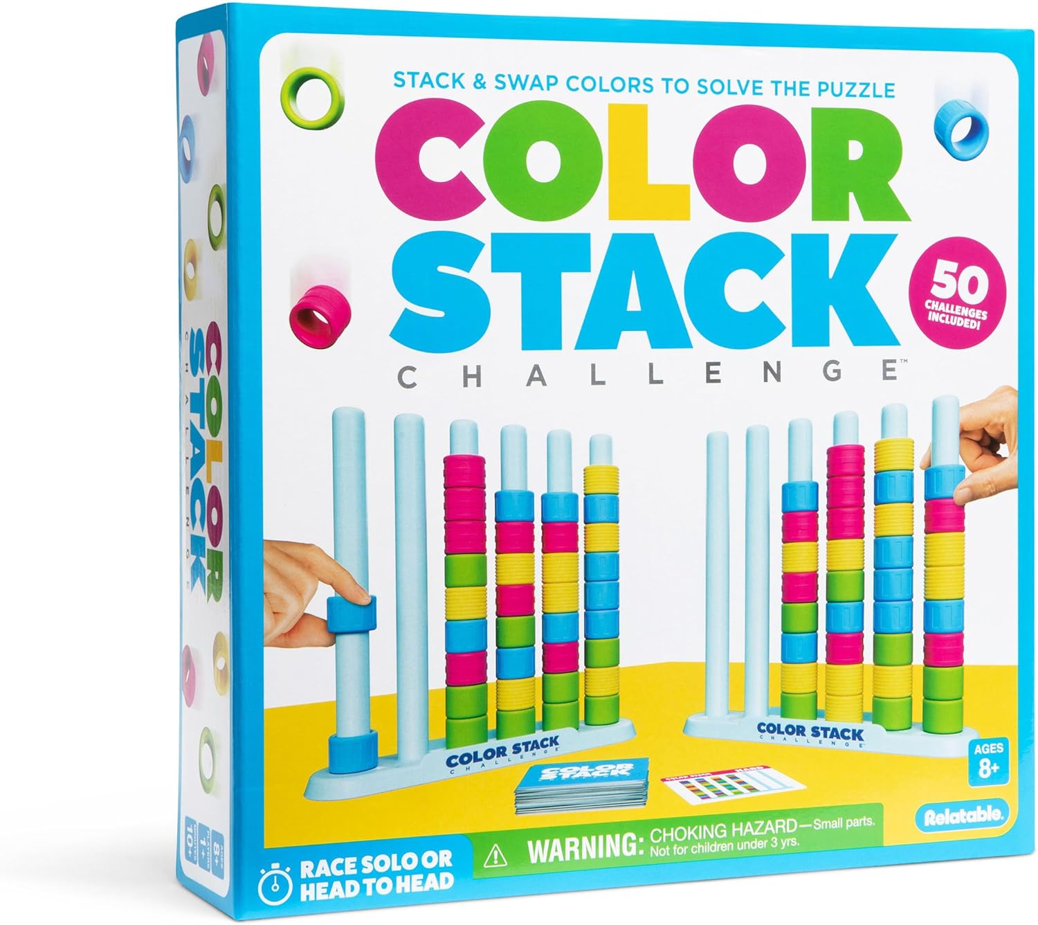 ⏰Kids' Gifts 💥Color Stack Challenge – Easter Basket Stuffers for Kids