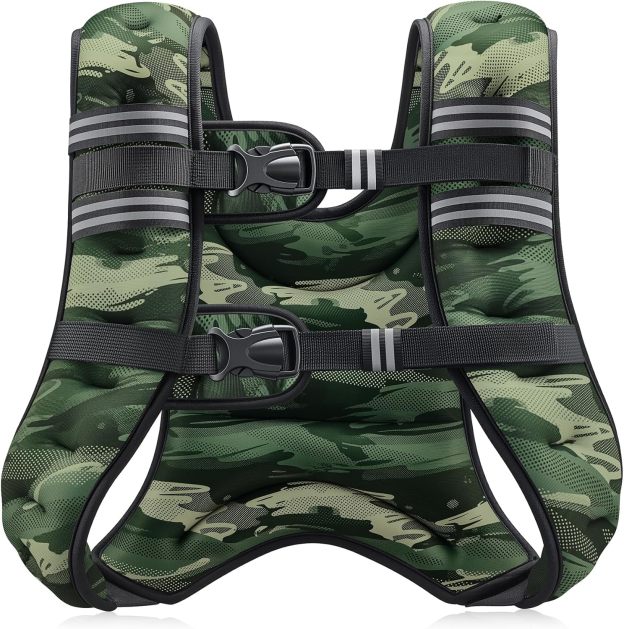 Weighted Vest, 6lb/8lb/12lb/16lb/20lb/25lb/30lb Weight Vest 