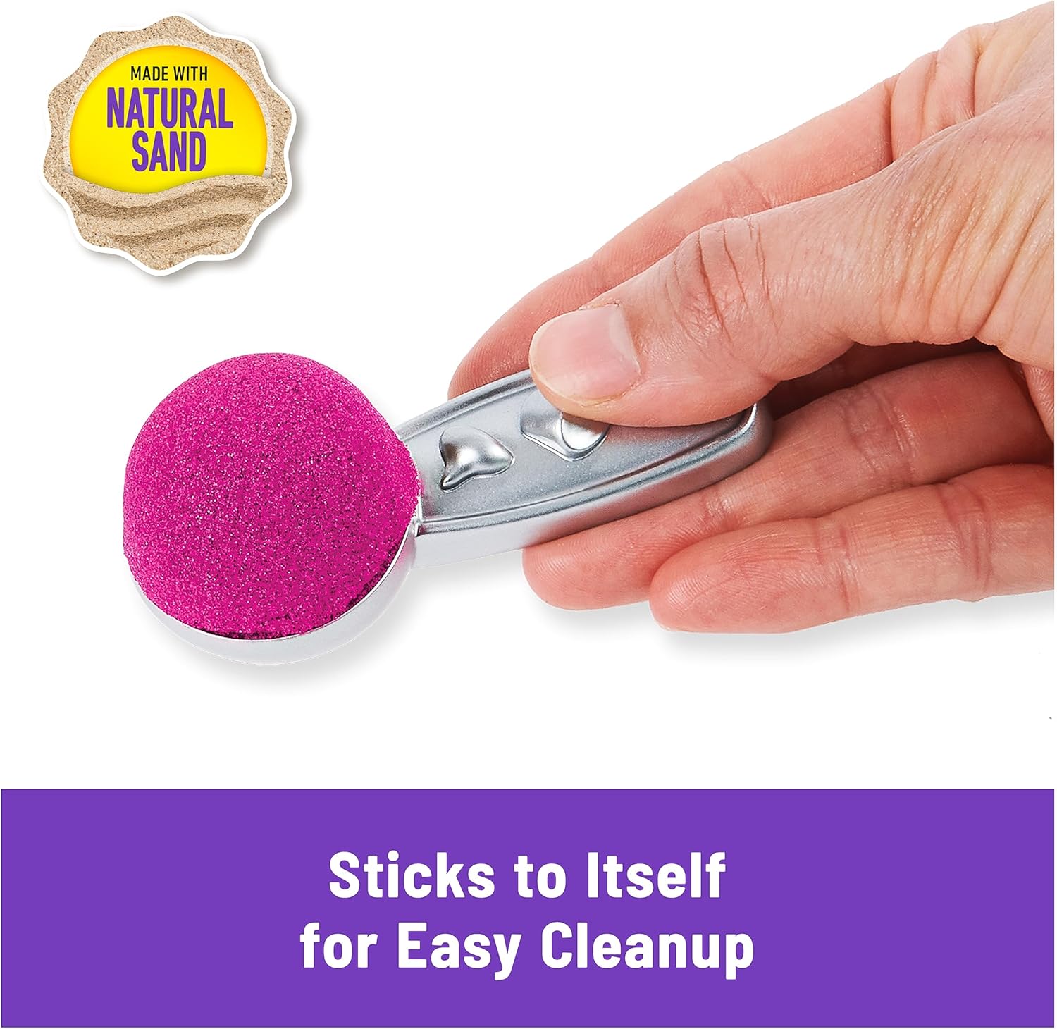 Kinetic Sand Scents, Ice Cream Treats Playset, Easter Basket Stuffers, Includes 3 Scented Colors of Moldable Play Sand & 6 Tools, Sensory Toys for Kids