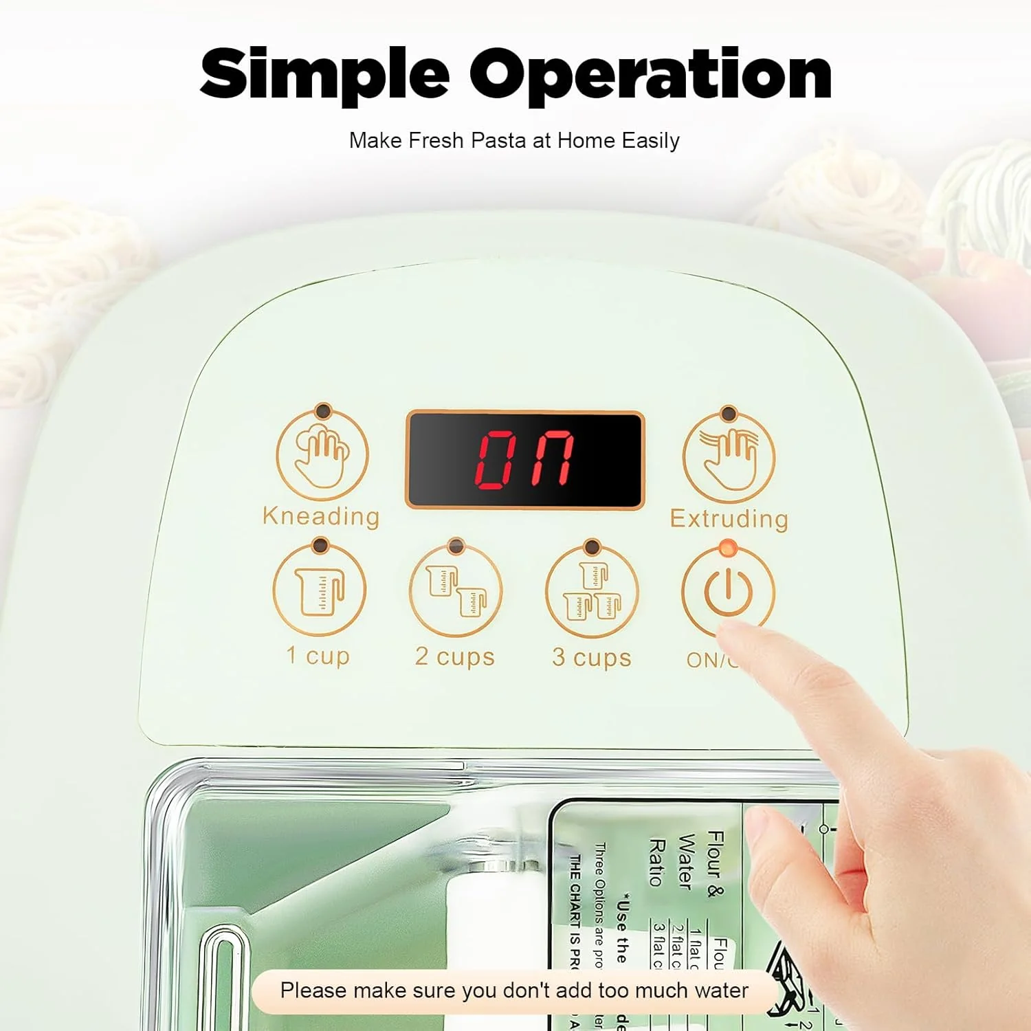 【Stock Clearance】Electric Pasta Maker,260W Household Automatic Pasta Maker Machine,Automatic Noodle Maker with 13 Noodle Shapes for Home Kitchen Use