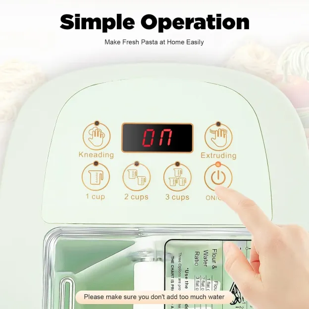 【Stock Clearance】Electric Pasta Maker,260W Household Automatic Pasta Maker Machine,Automatic Noodle Maker with 13 Noodle Shapes for Home Kitchen Use