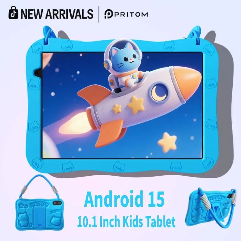 Subsidized Flash Sale: 10" Shockproof Android 15 Kids Tablet with Educational Apps