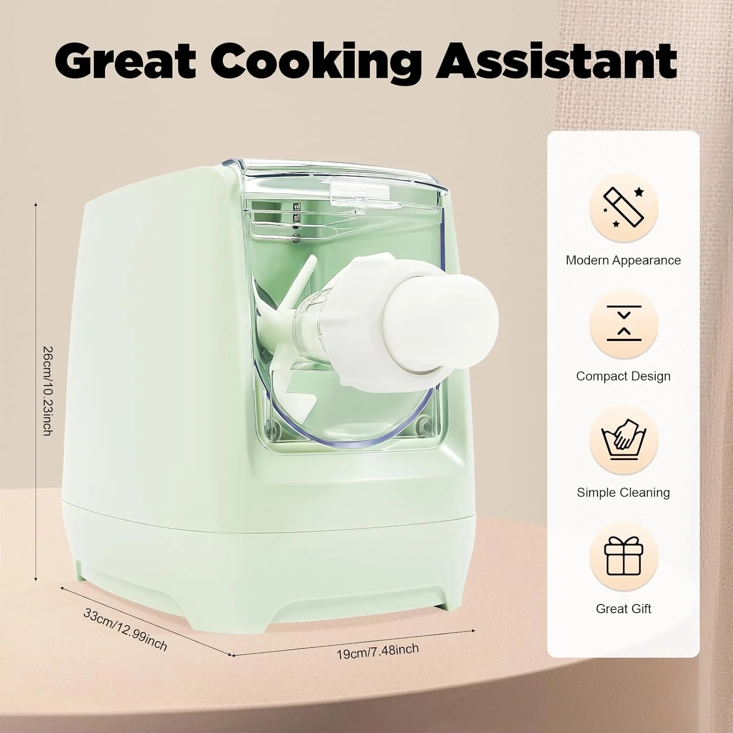 【Stock Clearance】Electric Pasta Maker,260W Household Automatic Pasta Maker Machine,Automatic Noodle Maker with 13 Noodle Shapes for Home Kitchen Use