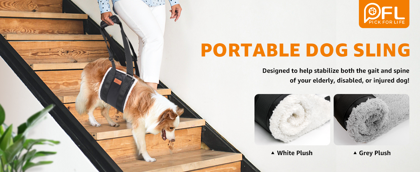 PICK FOR LIFE Dog Lift Harness dog sling for large dogs hind leg support