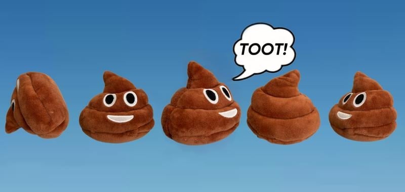 Funny Talking Poop Plush Toy – Makes Fart Sounds!