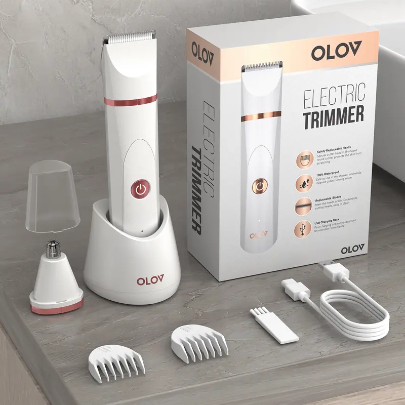 Body Hair Trimmer for Men, Ceramic, Waterproof💈