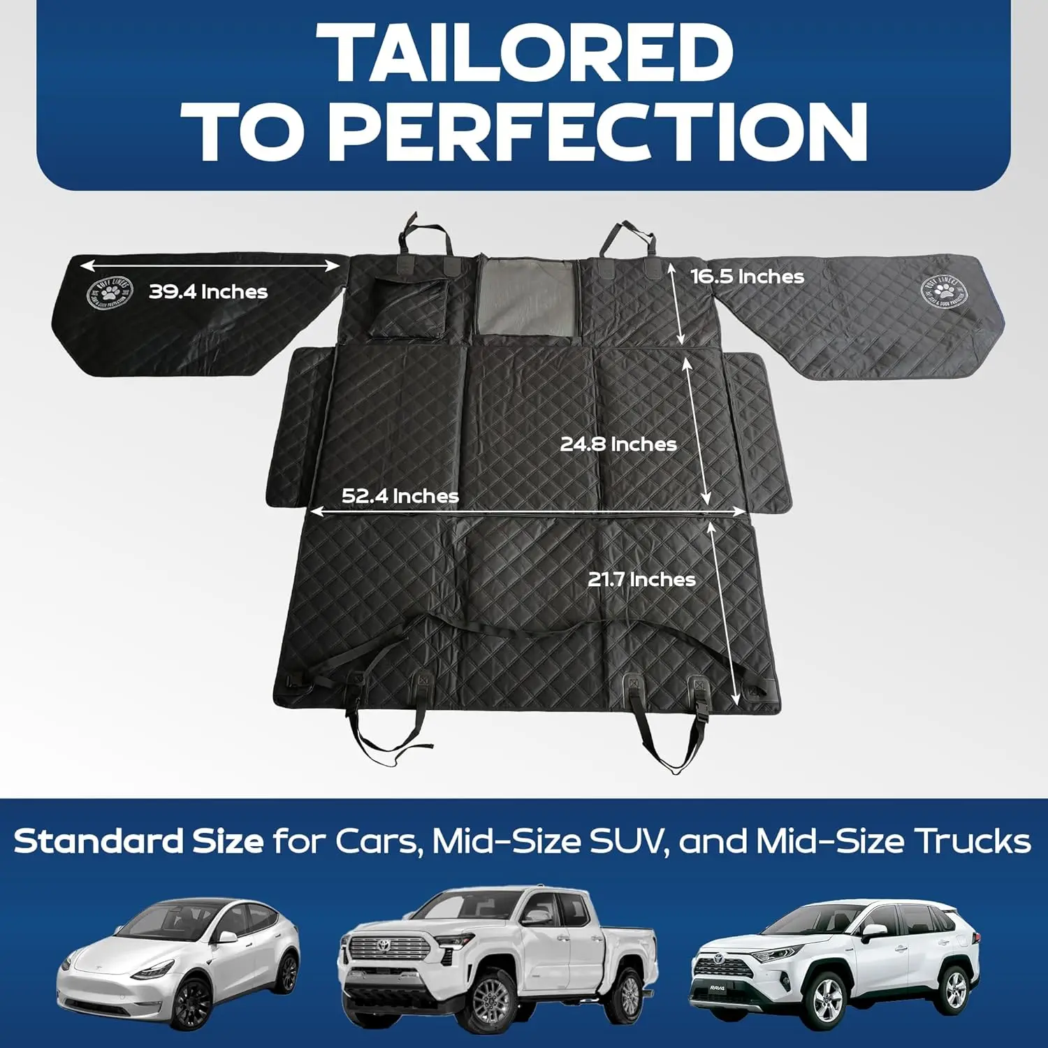 Hard Bottom Backseat Extender for Dogs🐾