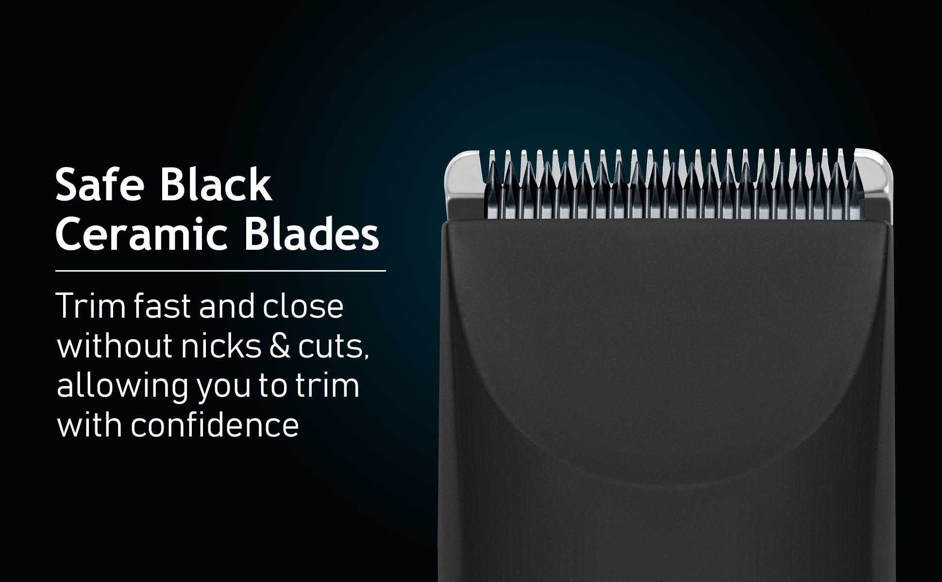 OLOVE Men's Body Hair Trimmer - Anti-Nick Groin & Ball Groomer with Safe Ceramic Blade for Smooth Trim, Waterproof Rechargeable Grooming Tool, Self Care Products, Gifts for Him, Hair Removal Gift Option