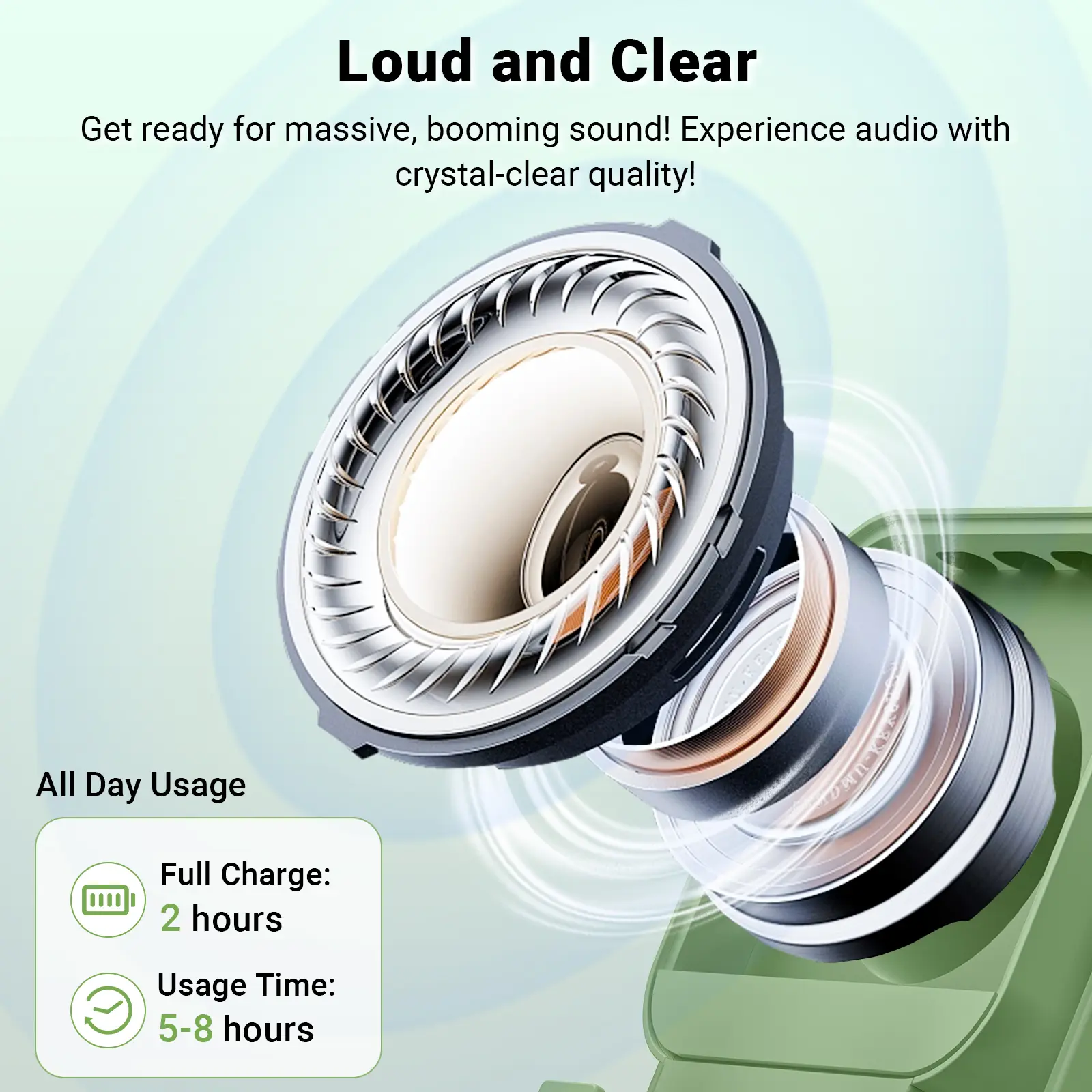 Wireless Induction Audio Speaker Stand with Power Bank
