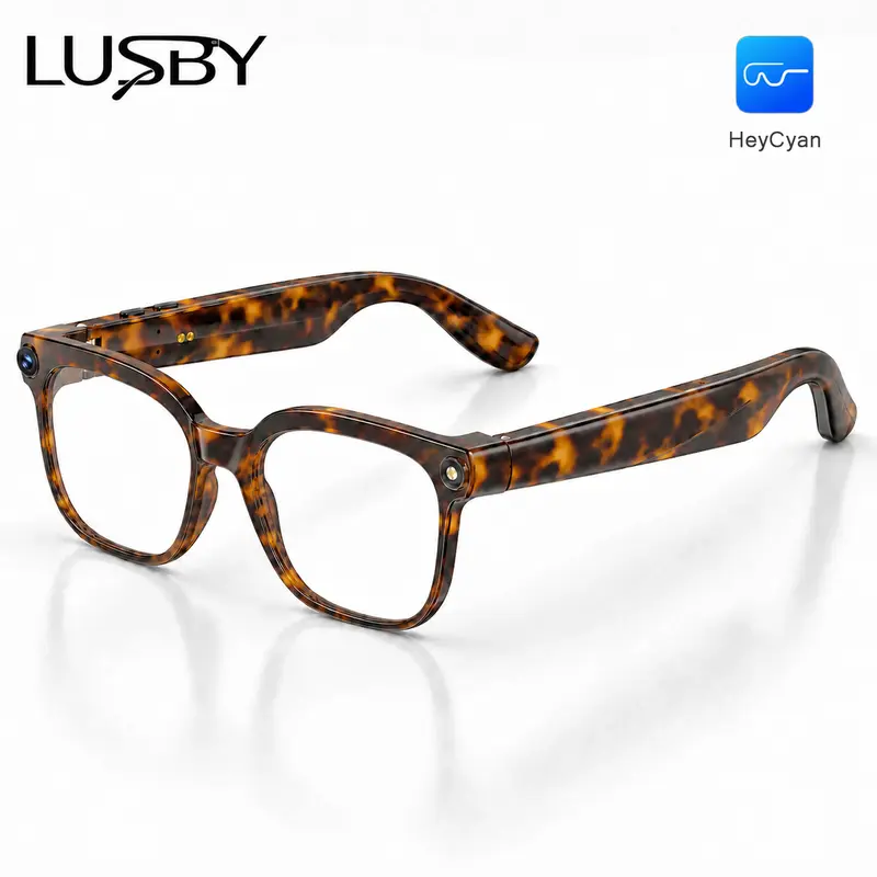 LUSBY Smart AI Camera Glasses, Bluetooth