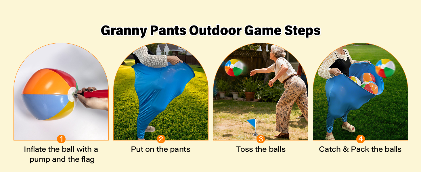granny pants yard game for adults
