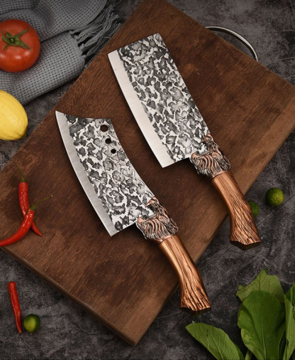 Ręcznie kuty nóż kuchenny Longquan