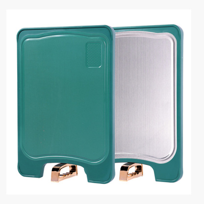 Zielona dwustronna odporna na pleśń pionowa wisząca deska do krojenia