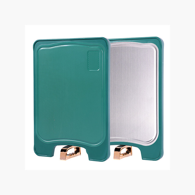 Zielona dwustronna odporna na pleśń pionowa wisząca deska do krojenia