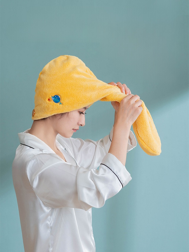 Korall gyapjú gyorsszárító hajszárító sapka