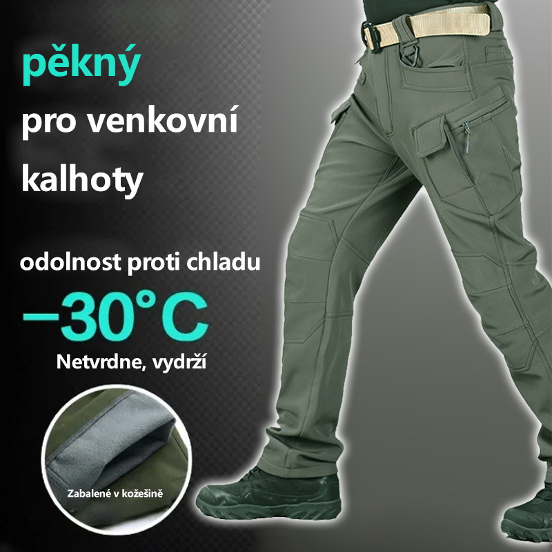 Vysoce výkonné pracovní kalhoty s vnitřním flísem