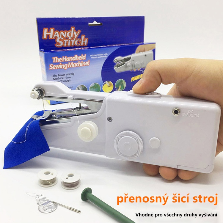 Přenosný elektrický šicí stroj Handy Stitch, skladem v USA 