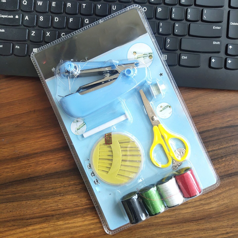 Sada pro ruční šití s přenosným strojem