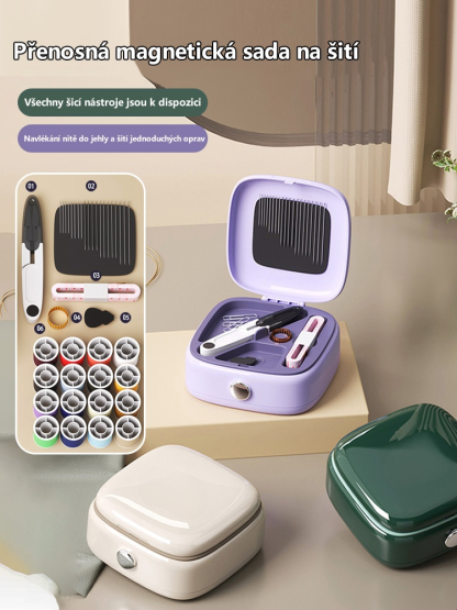 Magnetická šicí krabička s příslušenstvím 