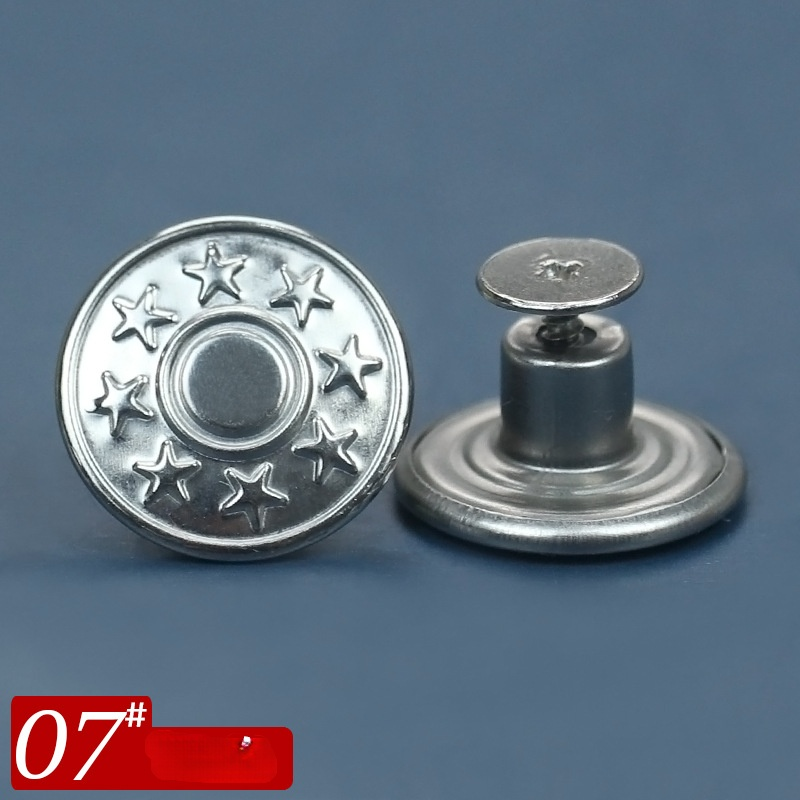 Nastavitelný knoflík na stažení pasu bez vrtání a šití