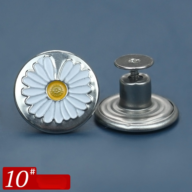 Nastavitelný knoflík na stažení pasu bez vrtání a šití