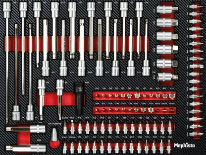 Mephisto Werkzeugwagen 7 Schubladen inkl. Rollgabelschlüssel