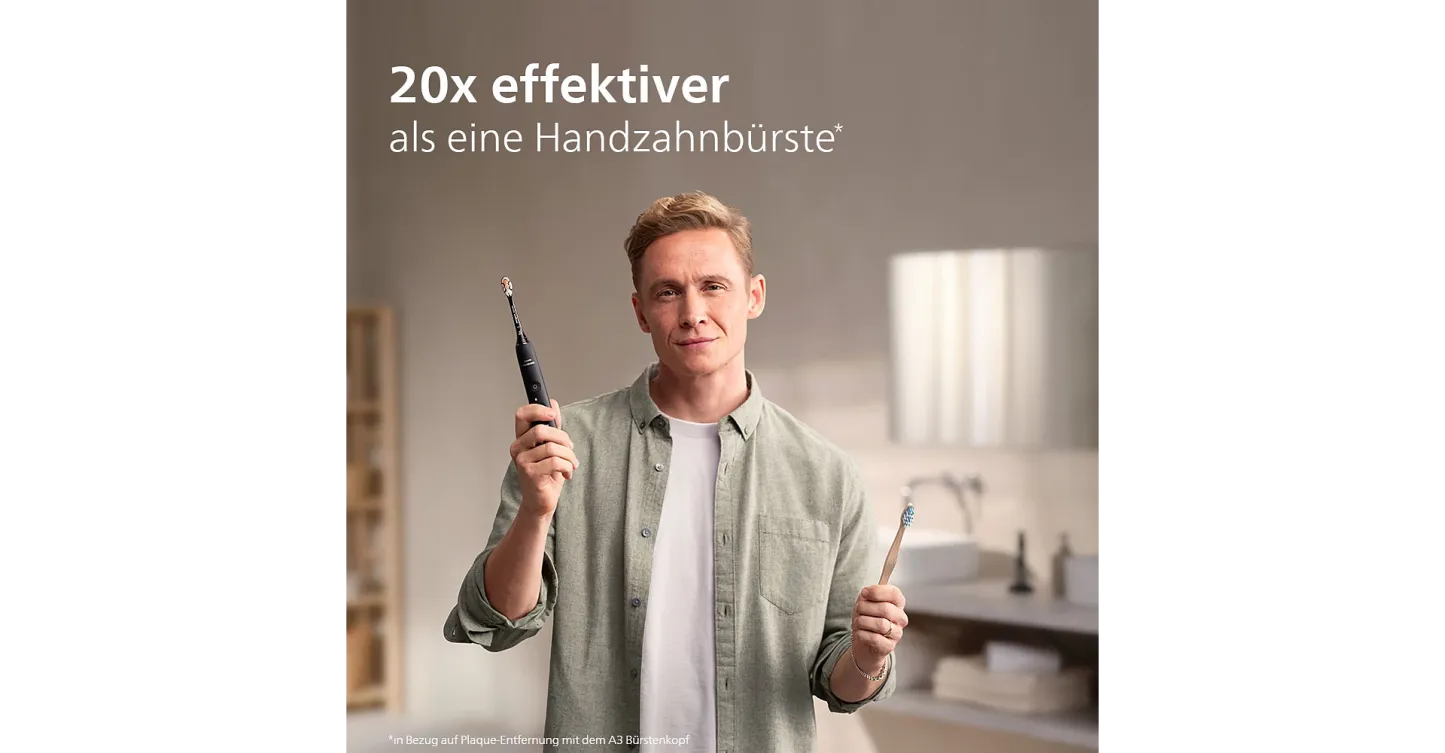 Philips Sonicare DiamondClean Smart 9400 - Elektrische Schallzahnbürste mit App - Schwarz