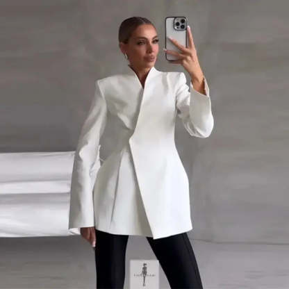 Elegant Blazer and Skirt Set