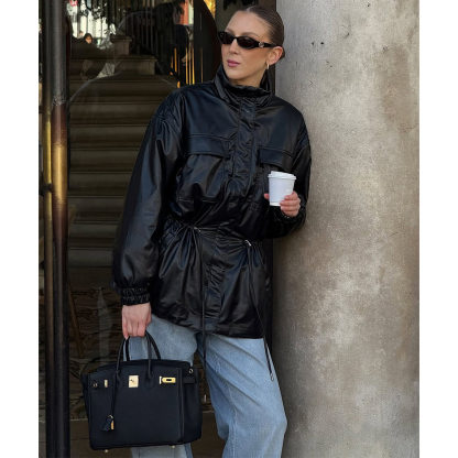 Top Grain Leather Inspired Birk Handbag