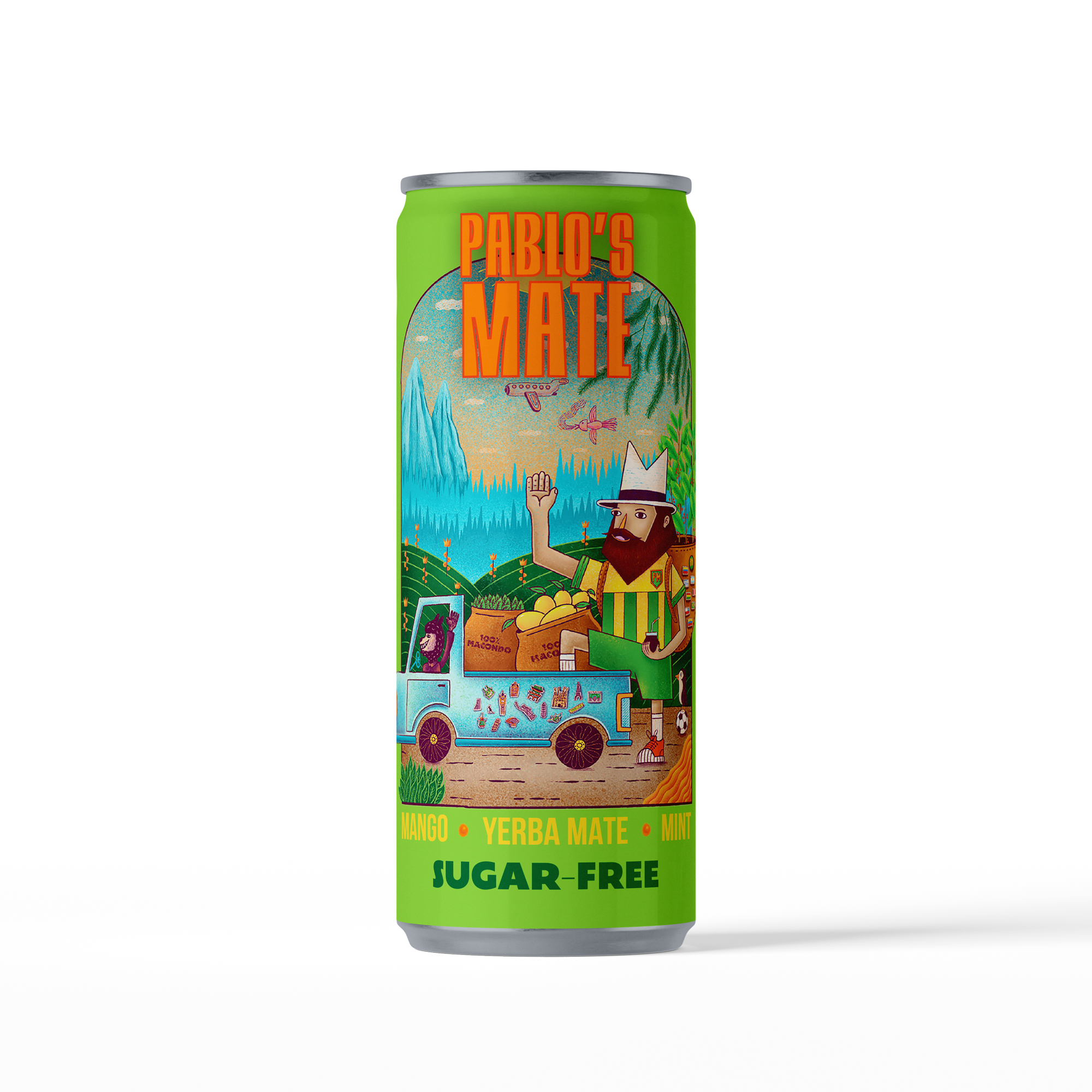 PABLO'S MATE SUGAR FREE  (12-PACK)
