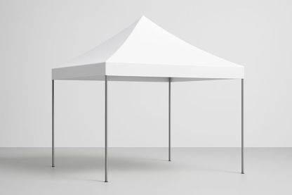 Pavillon Zelt Quadratisch 300x300cm Polyester Weiß