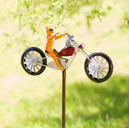 🐸Żaba rower ogród młyn wiatrowy