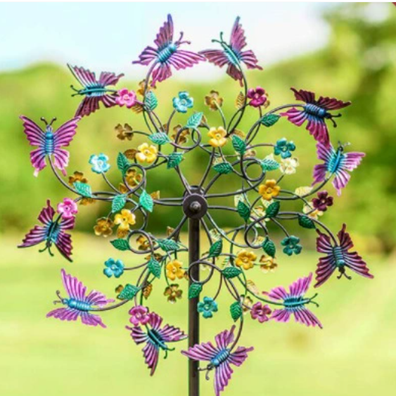 🐸Żaba rower ogród młyn wiatrowy