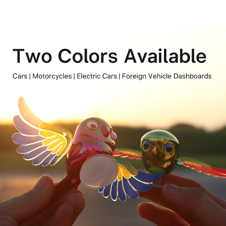 🐦 Dekoracja samochodowa z ptakiem towarzyszącym