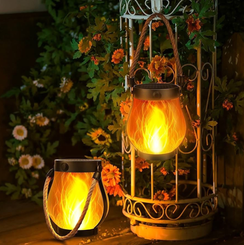 ☀Lampa z płomieniem słonecznym