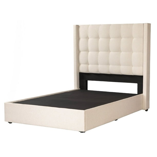 Box Base cama Matrimonial + Cabecera Titan Beige DICASA