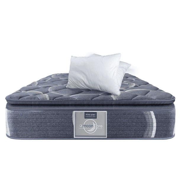 Colchon Matrimonial Restonic Ortopédico Ultra Confort Anti-Estrés + 2 Almohadas