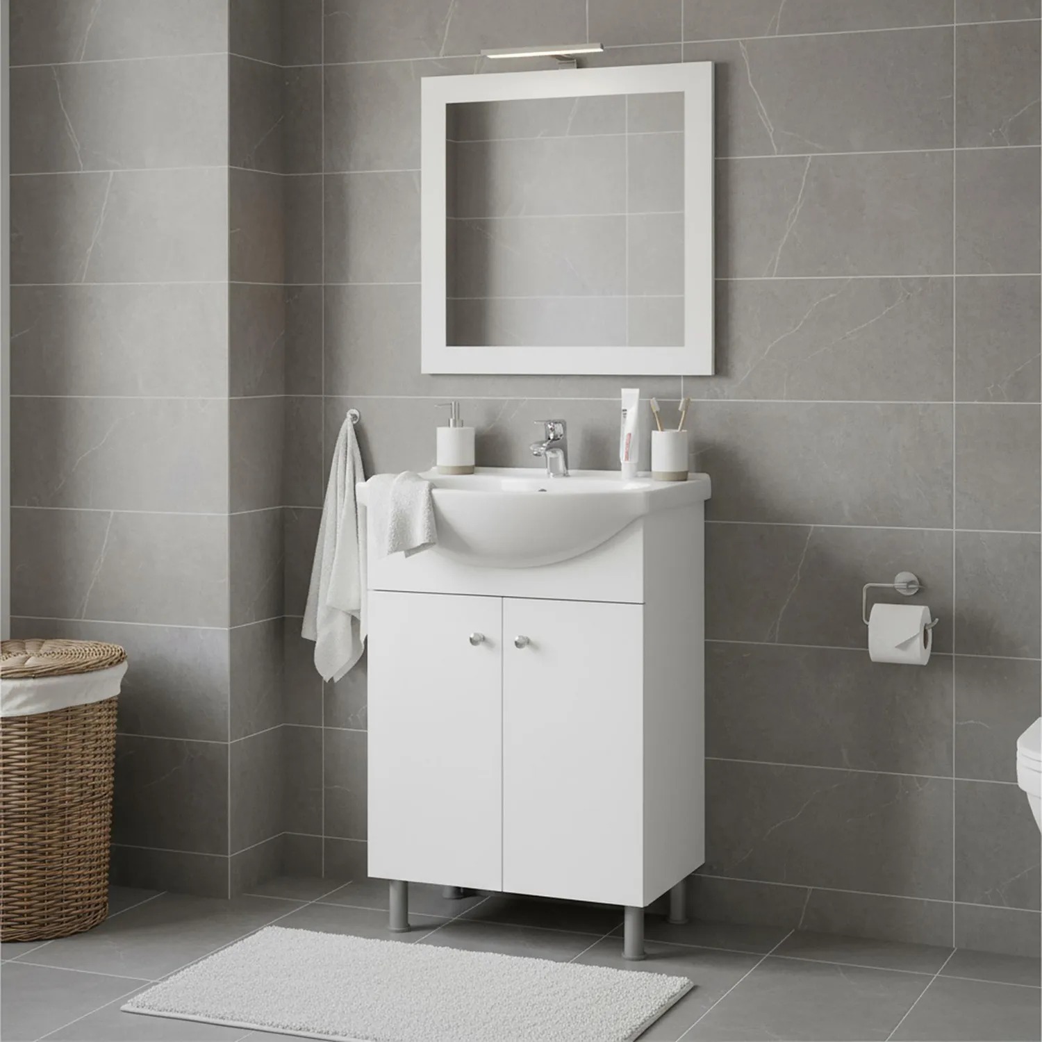 Mueble de Baño Blanco 50X43X84 cm