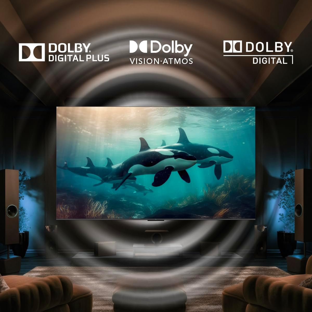 TCL Smart TV Pantalla 55" 55Q650G Google TV QLED Compatible con Alexa