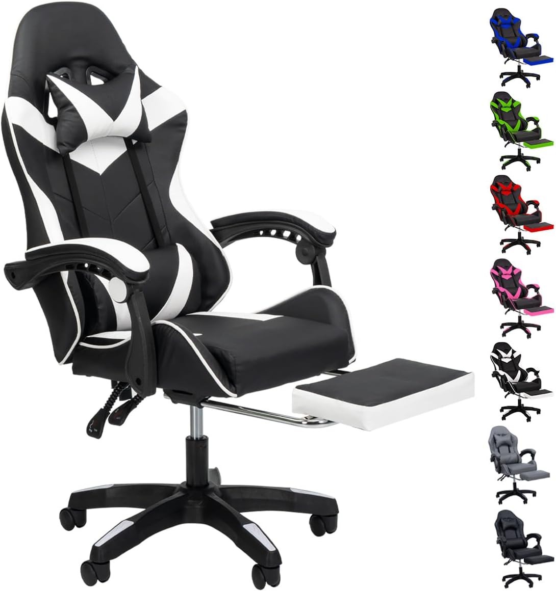 Silla Gamer Reclinable Giratoria Ergonómica Súper Cómoda