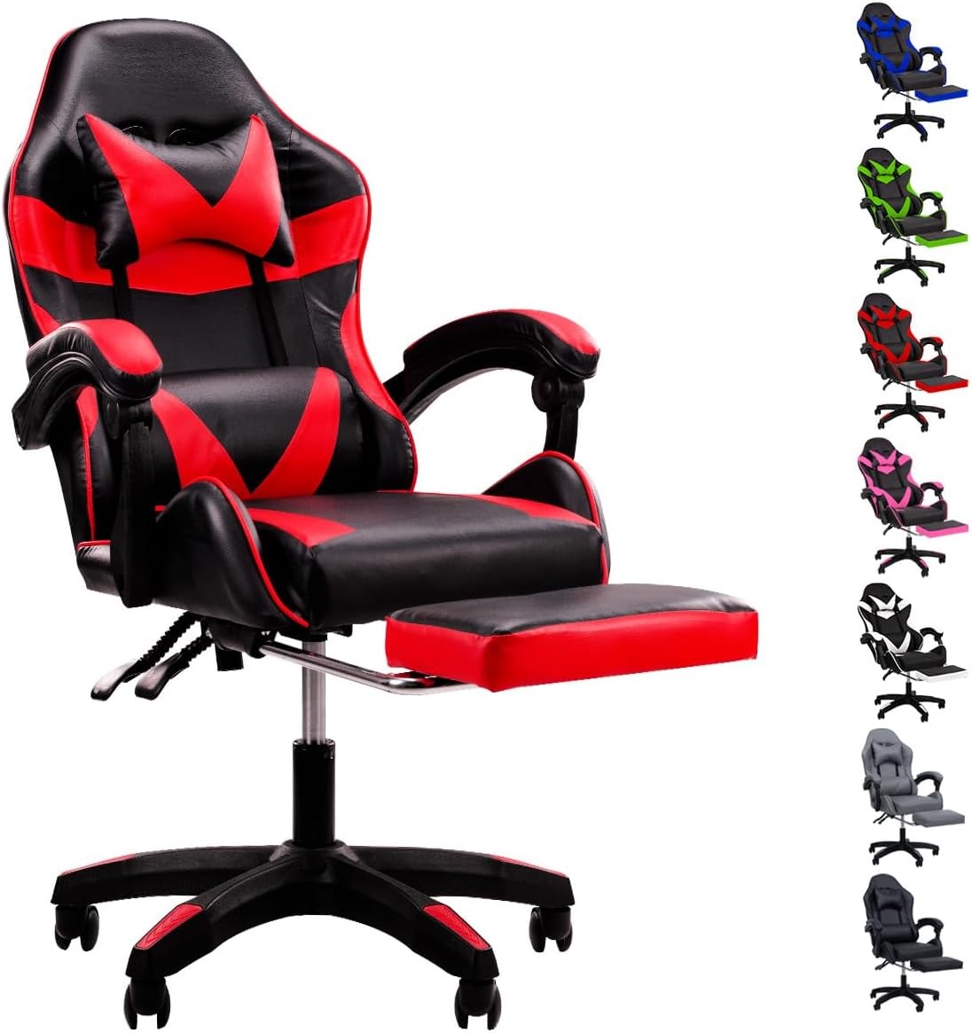 Silla Gamer Reclinable Giratoria Ergonómica Súper Cómoda