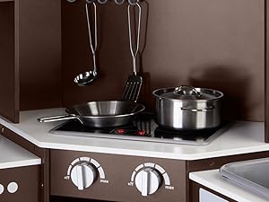 Accessory pots, pans and kitchen utensils