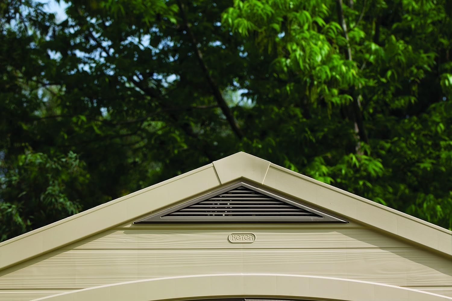 Keter Cobertizo de Almacenamiento, Factor 6X8, para Exterior, Color Beige, Jardin